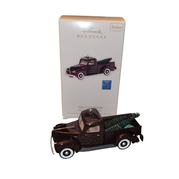 Hallmark Keepsake Christmas Ornament 2010 - 1940 Ford Pickup All American Trucks